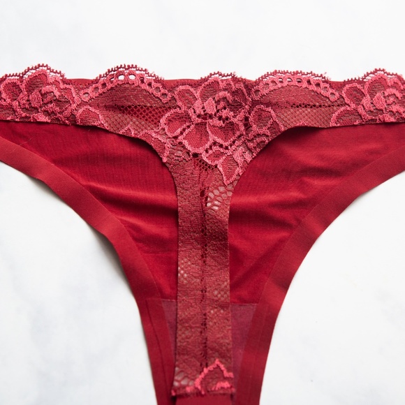 Ruby Red Teal Small Intimately Free People Thong - Picture 2 of 7
